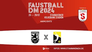 HIGHLIGHTS Faustball DM 2024  Finale Männer TSV Pfungstadt  TSV Hagen 1860 [upl. by Atoked]