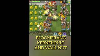 BLOOMERANG KERNELPULT AND WALLNUT PLANTS VS ZOMBIES SPEEDRUN [upl. by Karlyn]