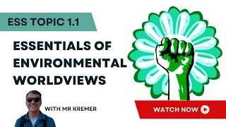 Ecocentric vs Anthropocentric vs Technocentric Which Worldview is Best for Earth  ESS topic 11 [upl. by Olihs]