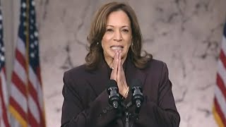 WATCH Kamala Harris begins concession speech [upl. by Bithia625]