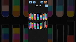 Water Color Sort Level 165 Walkthrough Solution iOSAndroid [upl. by Nasar]