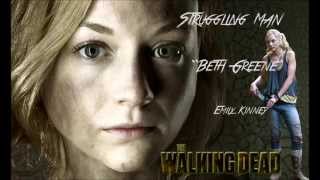 The Walking Dead Struggling Man quotBeth Greenequot Emily Kinney Full Version [upl. by Johm]