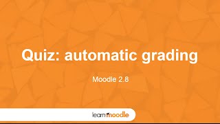 Learn Moodle 2015 Quiz Activity [upl. by Cassiani549]