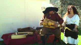 All In A Garden Green Playford hurdy gurdy [upl. by Elurd]