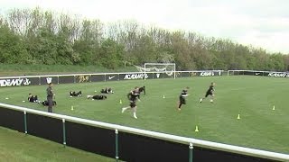 How to improve endurance and core strength  Soccer training drill  Nike Academy [upl. by Nyrat]