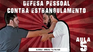 DEFESA PESSOAL CONTRA ESTRANGULAMENTO  JUDÔ E JIUJITSU  AULA 5 [upl. by Bone254]