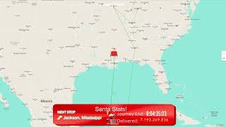 Google Santa Tracking 2022  Part 55  December 24th [upl. by Esinyl]