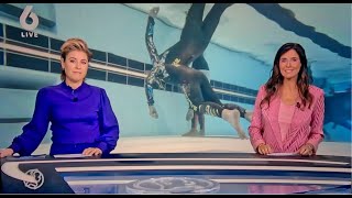 Hart van Nederland SBS 6  verslag Freedive wedstrijd  AIDA Pool competition Almere 2024 [upl. by Sharline]