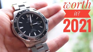 Tag Heuer Aquaracer Review  still worth in 2021 [upl. by Marillin169]