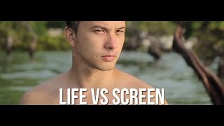 Life vs Screen Nicholas Saputra  The Getaway [upl. by Tnarud950]