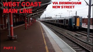 Stopping All Stations Rugby to Stafford via Birmingham New Street [upl. by Gael]