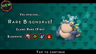 Rare Bisonorus evolved on Amber island  My Singing Monsters [upl. by Cuthbertson79]