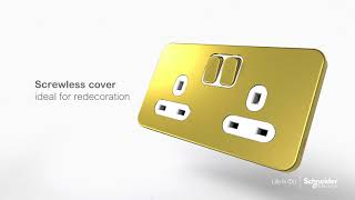 Schneider Electric Lisse Screwless Deco  Screwfix [upl. by Hadley]