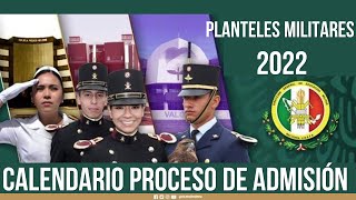 🥇 PROCESO de Admisión a Planteles Militares “2022” [upl. by Haniraz615]