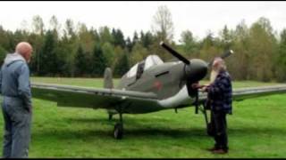 Flight testing Loehle P40 Warhawk WWII 34 scale replica aircraft [upl. by Leia]