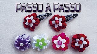 Flor de cetim com lentilha no TicTac  DIY  Passo a Passo [upl. by Mode]