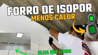 Passo a passo Como instalar forro de isopor no teto da sua casa [upl. by Longerich]