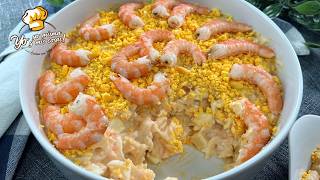 🦐 ENSALADA de LANGOSTINOS 🦐 para sorprender a tus invitados [upl. by Dennet466]