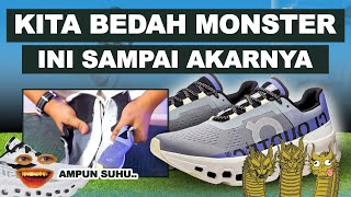 INI BARU ON CLOUDMONSTER YANG SEBENARNYA  REVIEW SEPATU ON CLOUDMONSTER 1 [upl. by Schinica310]