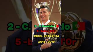 top 10 most ballon dOr winner l ballon dOr winner list [upl. by Sylvester418]