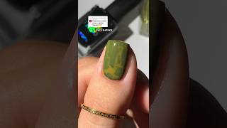 Crackledile nails😳😅 nails nailpolish nailsart nailart nailarttutorial cracklepolish green [upl. by Gilleod225]