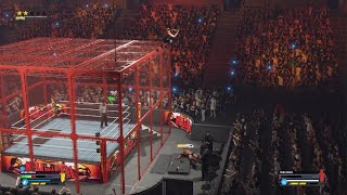 Rock cena cage climax part 12 wwe2k24 [upl. by German]