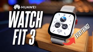 The Mid Range Smartwatch that has EVERYTHING Huawei Watch Fit 3 Review [upl. by Mcclain853]