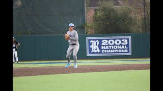 Infield work at Rice University Baseball Prospect Camp on 111724 in Houston Texas [upl. by Ku]