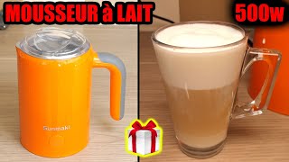 Mousseur à Lait Amazon Sunmaki 500W silencieux electrique pour nespresso Café Cappuccino Chaud froid [upl. by Trbor]