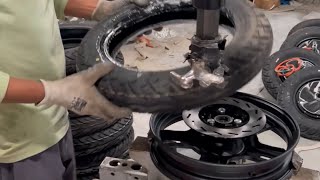 How Tire Remoulding is done inside the factory [upl. by Osmo]