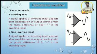 Operational Amplifier  OPAMP as inverting amplifier CH18 PHYSICS 12TH [upl. by Ardine]