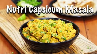 Nutri Capsicum Masala  How to Make Nutri Capsicum Masala  Nutri Capsicum Masala Recipe [upl. by Aldwin]