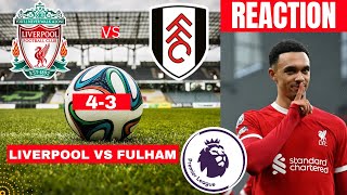 Liverpool vs Fulham 43 Live Stream Premier league Football EPL Match Score reaction Highlights Vivo [upl. by Yeldah]