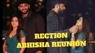 Reaction In ABHISHA REUNION 20  Abhishek Aya Manisha ke new Ghar me 1st time🥰 [upl. by Enayd750]