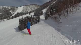 Nozawa Onsen Ski Highlights Feb 15 2019 [upl. by Adle]