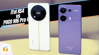 iTel RS4 vs POCO M6 Pro 4G Comparison Review [upl. by Fillian959]