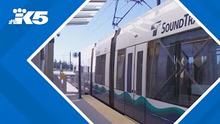 Rail issue delays Sound Transit light rail trains between Lynnwood and Seattle Saturday [upl. by Ylrrad]