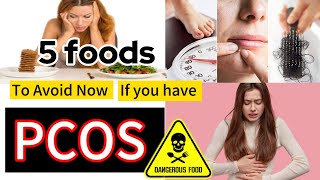 Foods to avoid in PCOS  PCOD [upl. by Bamford215]