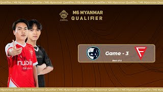 Game  3 AI ESPORTS vs FALCON ESPORTS  M6 Myanmar Qualifier [upl. by Bourke]