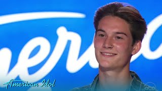 Cameron Whitcombs American Idol Audition Gets Two Judges To Say Yes [upl. by Leamse848]