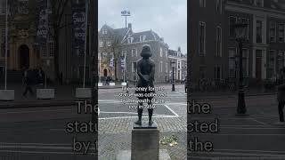 The first statue of Anne Frank in the world shorts [upl. by Kristen]