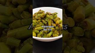 Asparagus Stir Fry Recipe shortscookingasparagusfoodyoutubeshortsrecipeshortvideofryindian [upl. by Aileme]