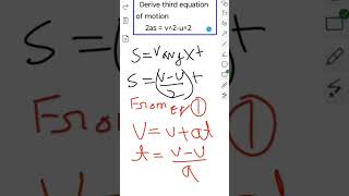 Derivation third equation of motion [upl. by Susanna]