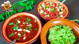 SALSAS PARA CARNE ASADA Y TAQUIZAS  Sazonando a mi Estilo [upl. by Shlomo]