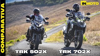 Prova Benelli TRK 502 X Vs 702 X guerra in famiglia [upl. by Carmita]