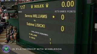 Serena Williams v Sabine Lisicki 2013 Womens 4th Round – Rolex Wimbledon Golden Moments [upl. by Dawes]