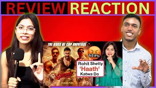 FILMI INDIAN SINGHAM AGAIN REVIEW REACTION [upl. by Ahsiea]