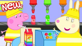 Peppa Pig Tales 🧃 A Day At The Juice Factory 🍊 Peppa Pig Episodes [upl. by Rosy]