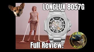 Longlux 8057 Automatic Watch Review [upl. by Enhpad]