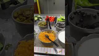 Enjoy with salad barfood salad saladbar yummy soyummyfood shorts shortsvideo [upl. by Hadwyn]